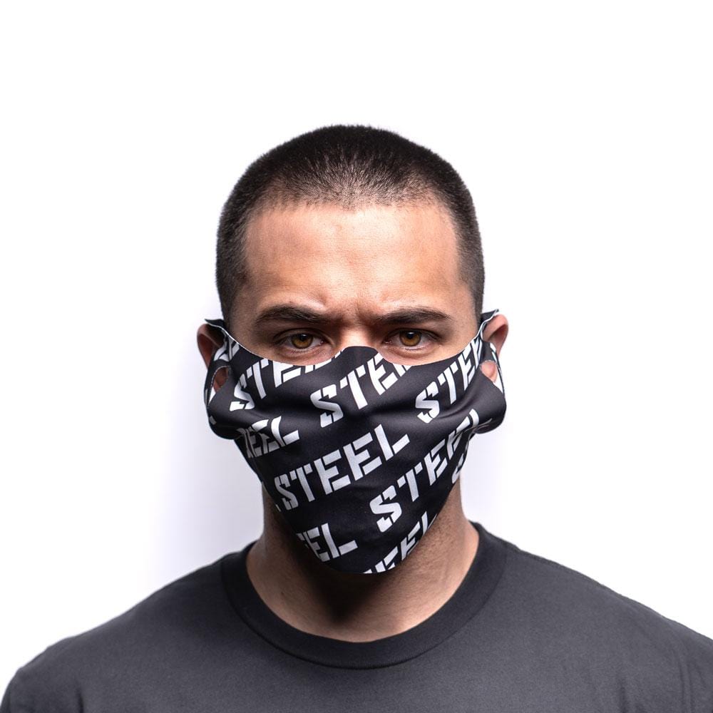 Steel Supplements Accessories Black / 1 Pack Face Mask