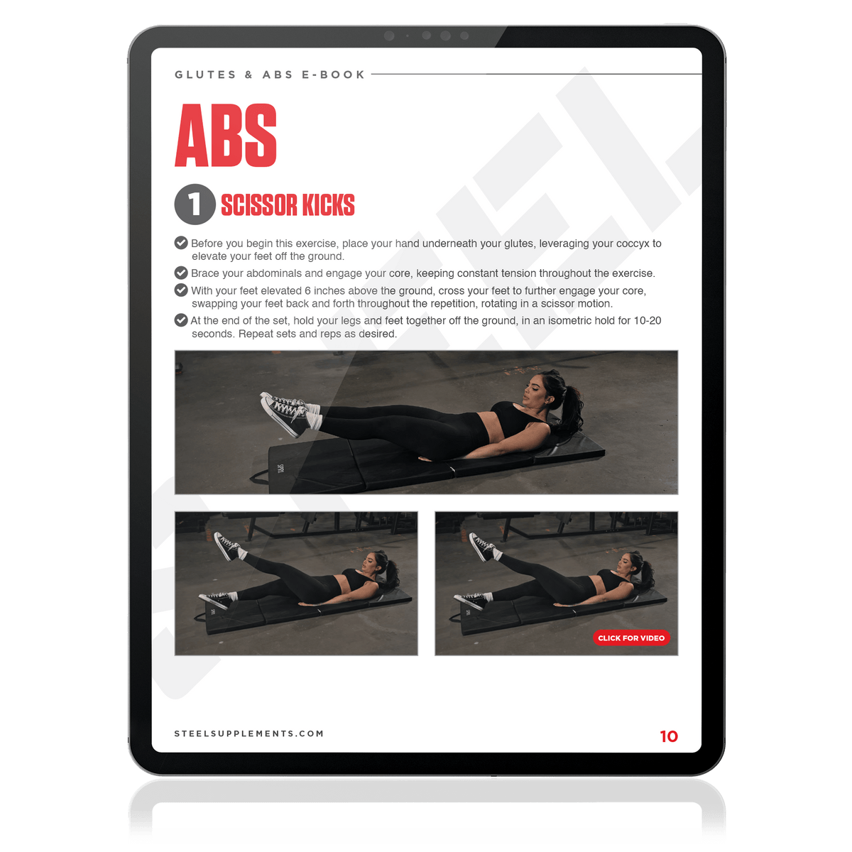 Steel Supplements Ebook Glutes &amp; Abs