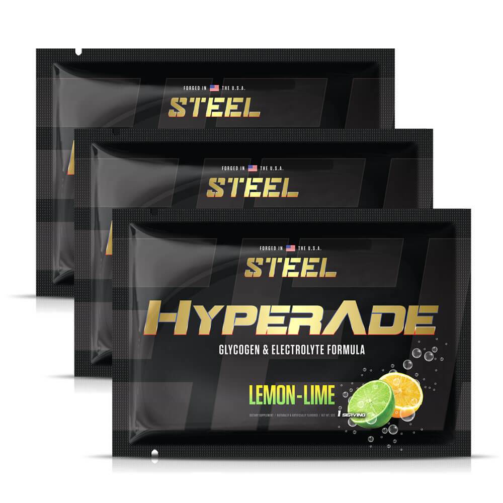 Steel Supplements Supplement Lemon-Lime / 3 Servings Hyperade Sample Packets