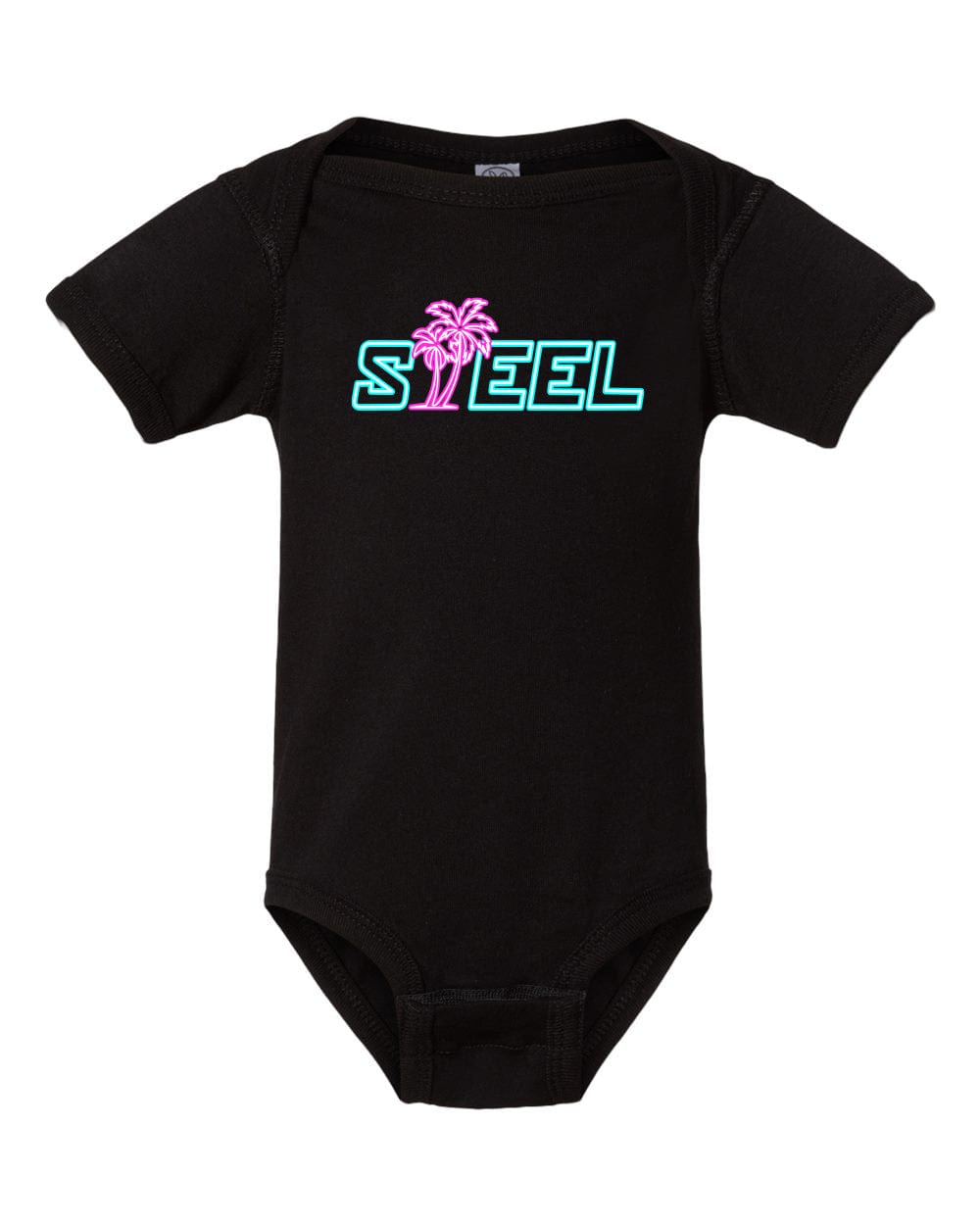 Steel Supplements Miami Lights Baby Onesies
