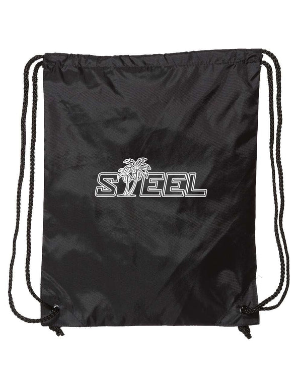 Steel Supplements White Miami Lights STEEL Drawstring Bag