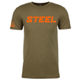 Military Green with Orange Stars & Stripes