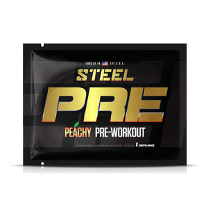 The Steel Supplements Sample 1 Serving / Peachy PRE Sample Packets