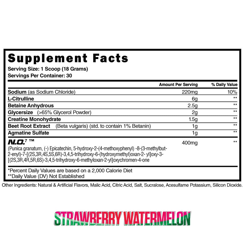 Steel Supplements Pumped-AF Pre Workout Powder w/Hydromax & Kre-Alkalyn, Caffeine Free, Increase Blood Flow & Hydration