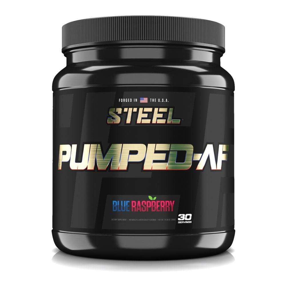 The Steel Supplements Supplement Blue Raspberry PUMPED-AF