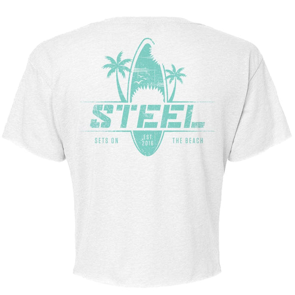 Steel Supplements Sets on the Beach STEEL Crop Top