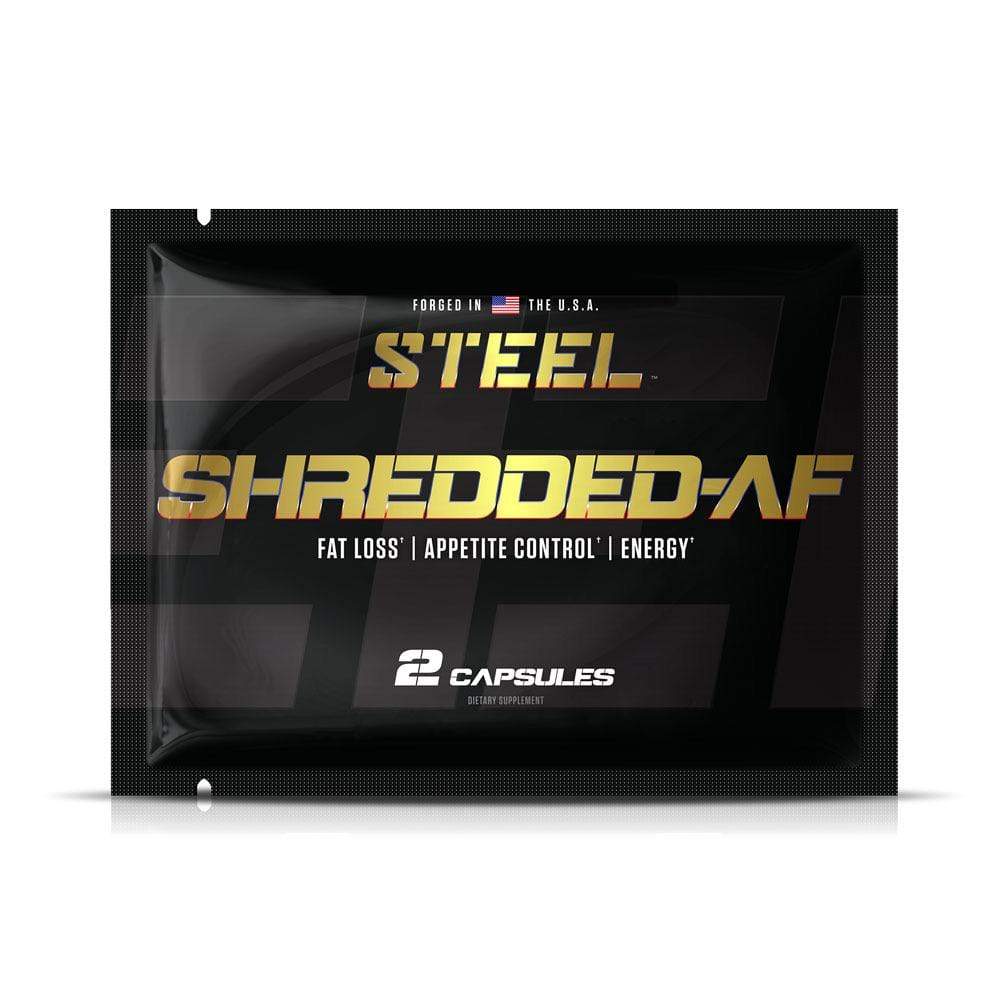 The Steel Supplements Sample 3 Servings SHREDDED-AF Sample Packets (3)