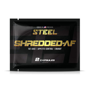 The Steel Supplements Sample 3 Servings SHREDDED-AF Sample Packets (3)