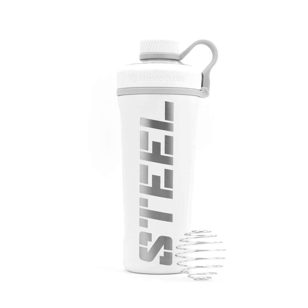 Steel Supplements Accessories White Stainless Steel Shaker