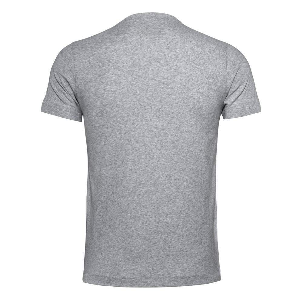 Bang! Clothing Bang Compound Grey Workout T-Shirt - Fitted Athletic Short Sleeve Gym Shirt Solid Gray 100% Polyester Men's Small