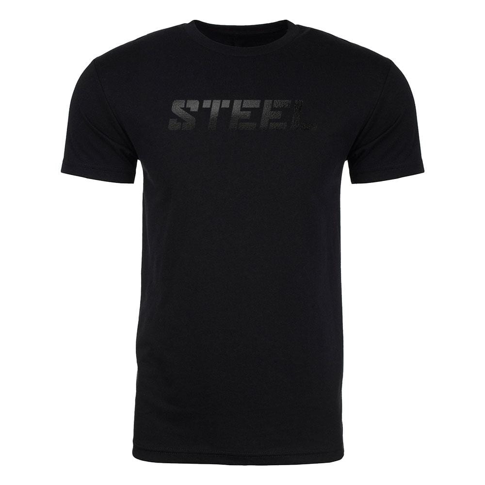 The Steel Supplements Apparel Black on Black / Large Steel Black on Black Performance T-Shirt
