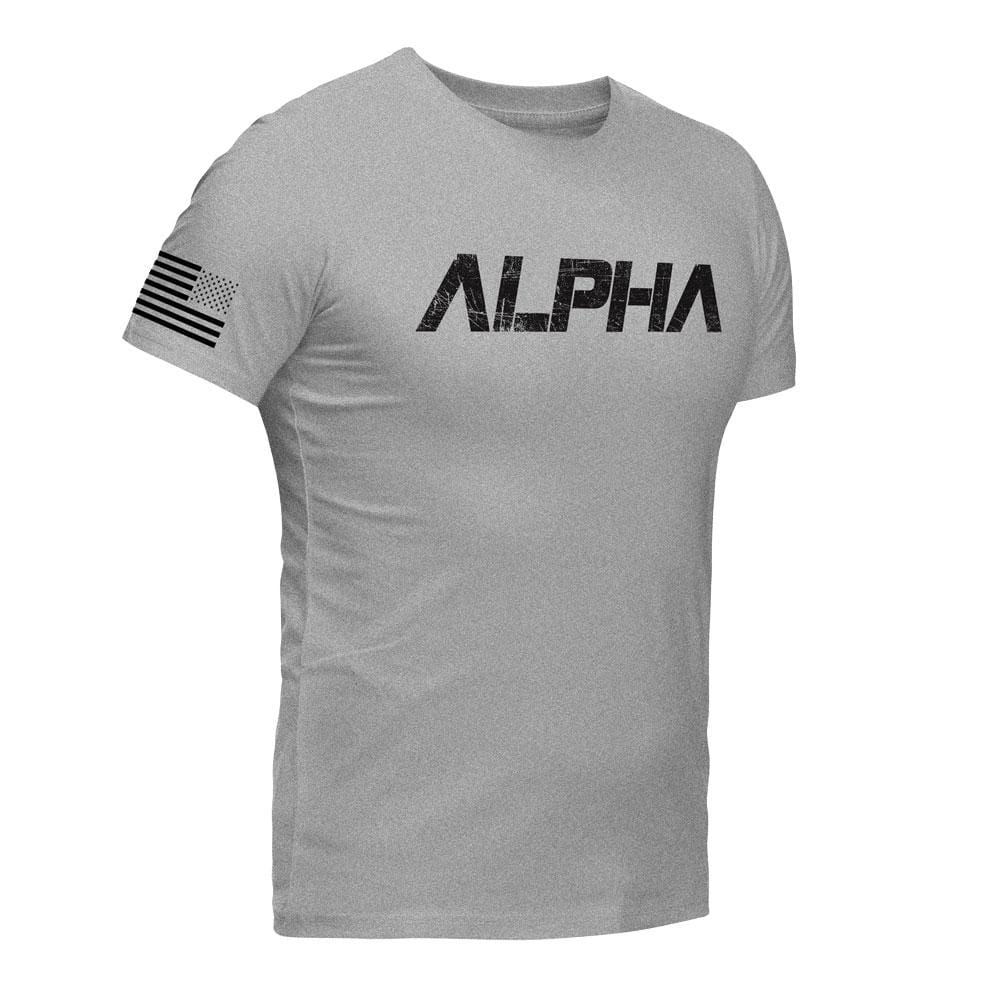 The Steel Supplements Apparel Steel Grey Alpha Performance T-Shirt