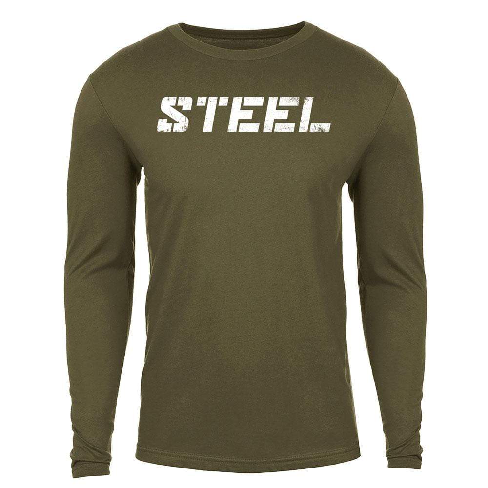 Steel Supplements Apparel Small / Military Green STEEL Long Sleeve