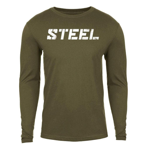 Steel Supplements Apparel Small / Military Green STEEL Long Sleeve