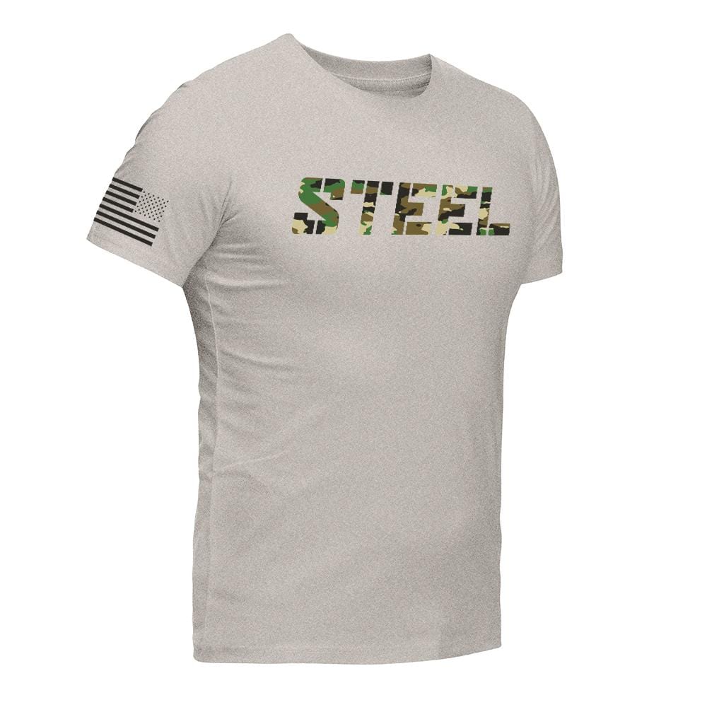 Steel Supplements Apparel STEEL SAND CAMO PERFORMANCE T-SHIRT