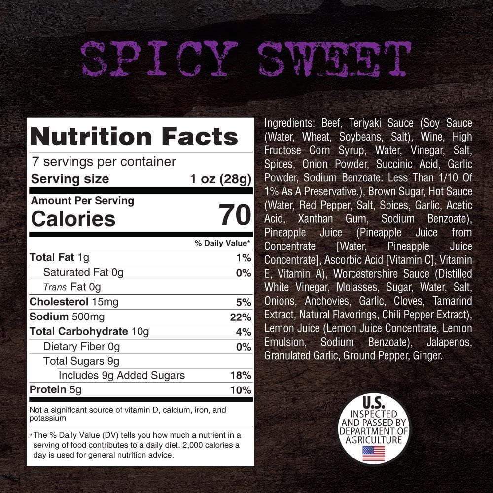 Steel Supplements Steel Smokehouse Brisket Beef Jerky