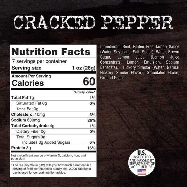 Steel Supplements Steel Smokehouse Brisket Beef Jerky