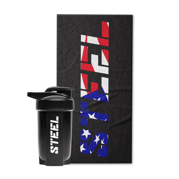 Steel Supplements Accessories - Gift Sweat Mop & Shaker