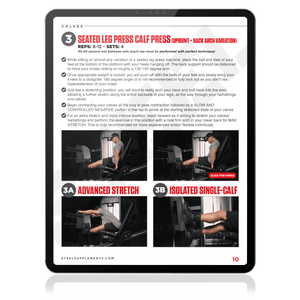 Steel Supplements Ebook The Massive Calves & Hamstrings Ebook