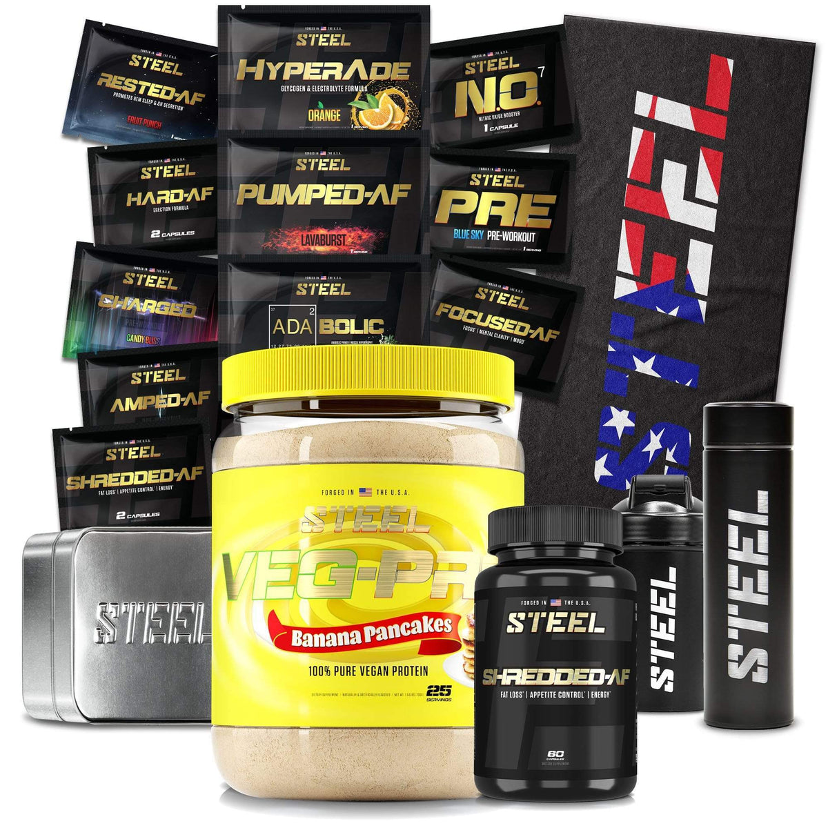 Steel Supplements Promo Supplements Banana Pancake Tone Up Shred Up