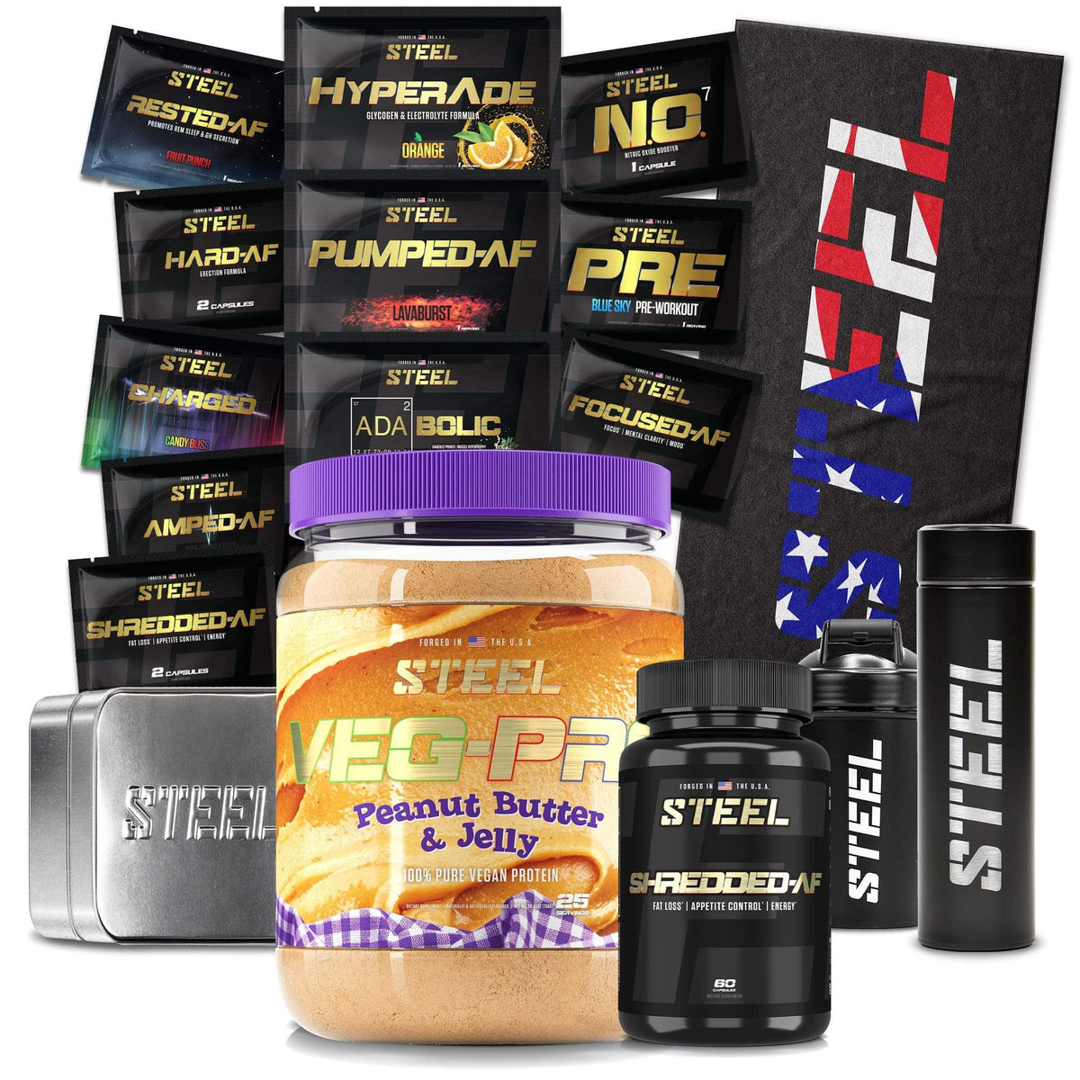 Steel Supplements Promo Supplements Peanut Butter &amp; Jelly Tone Up Shred Up