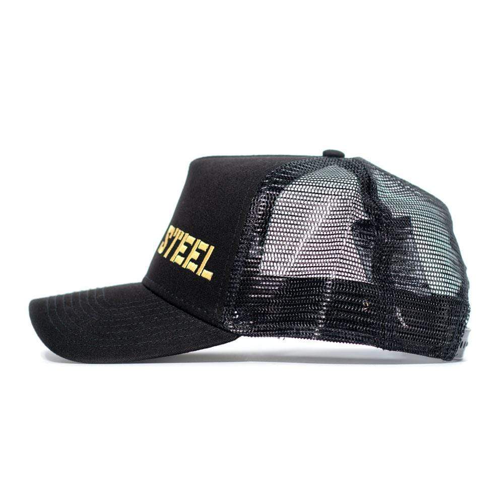 The Steel Supplements Hat Trucker (Black Edition)