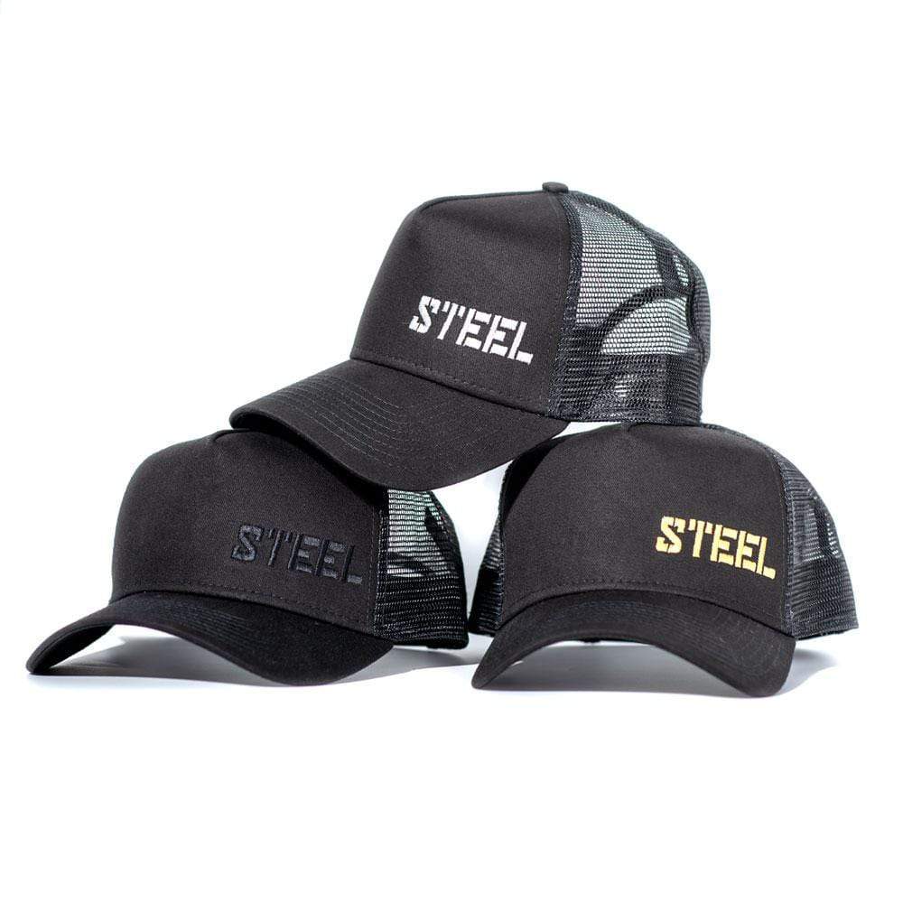 The Steel Supplements Hat Trucker (Black Edition)
