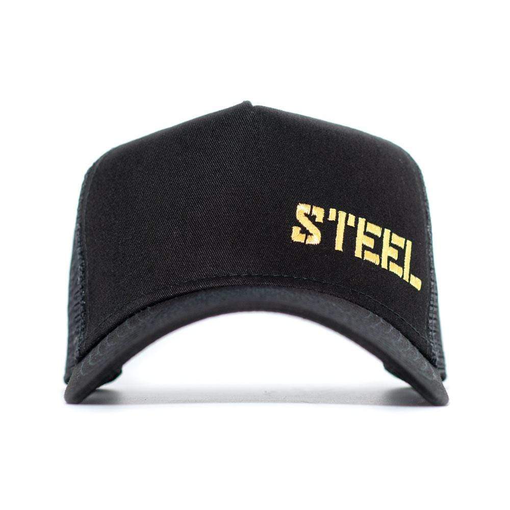 The Steel Supplements Hat Trucker (Black Edition)