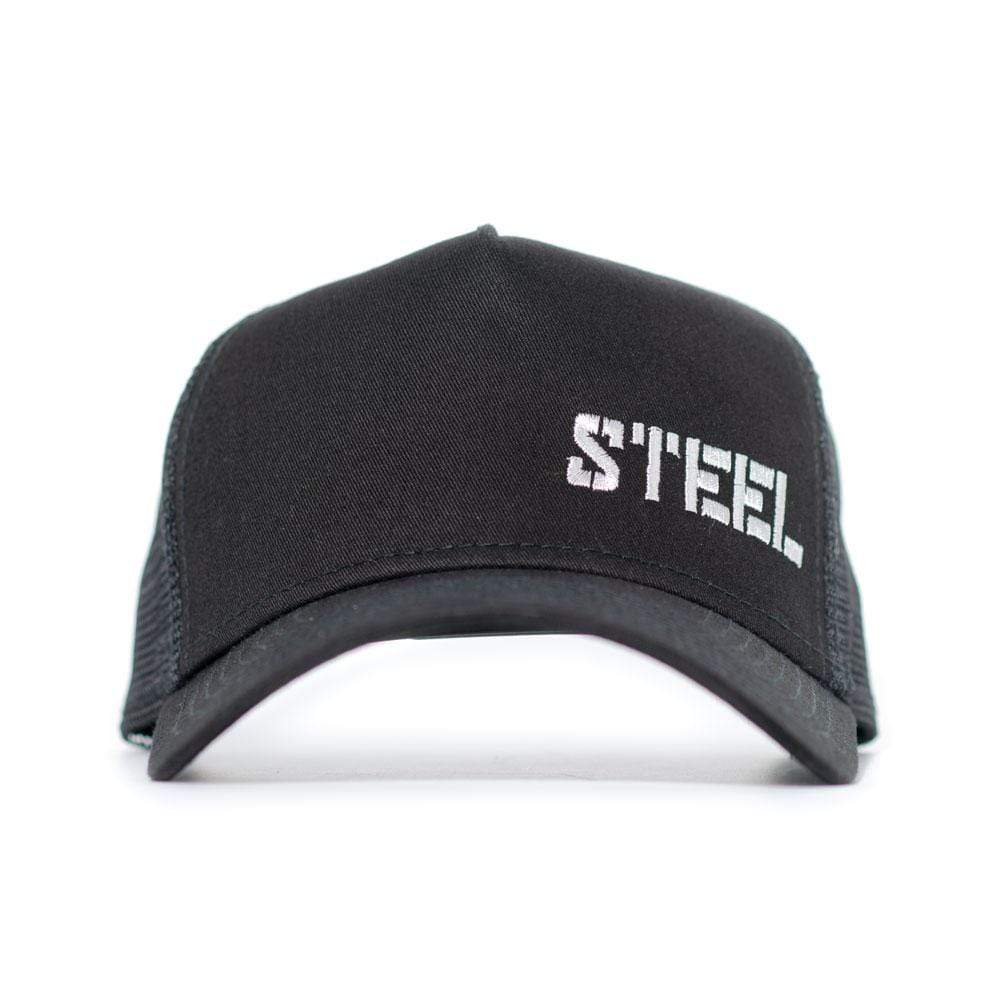 The Steel Supplements Hat Trucker (Black Edition)