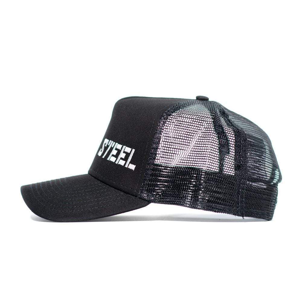 The Steel Supplements Hat Trucker (Black Edition)