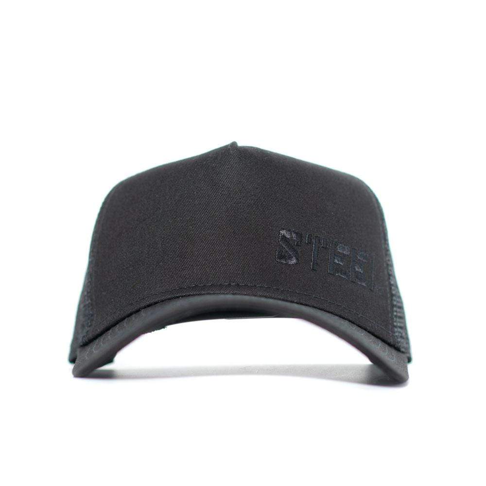 The Steel Supplements Hat Trucker (Black Edition)