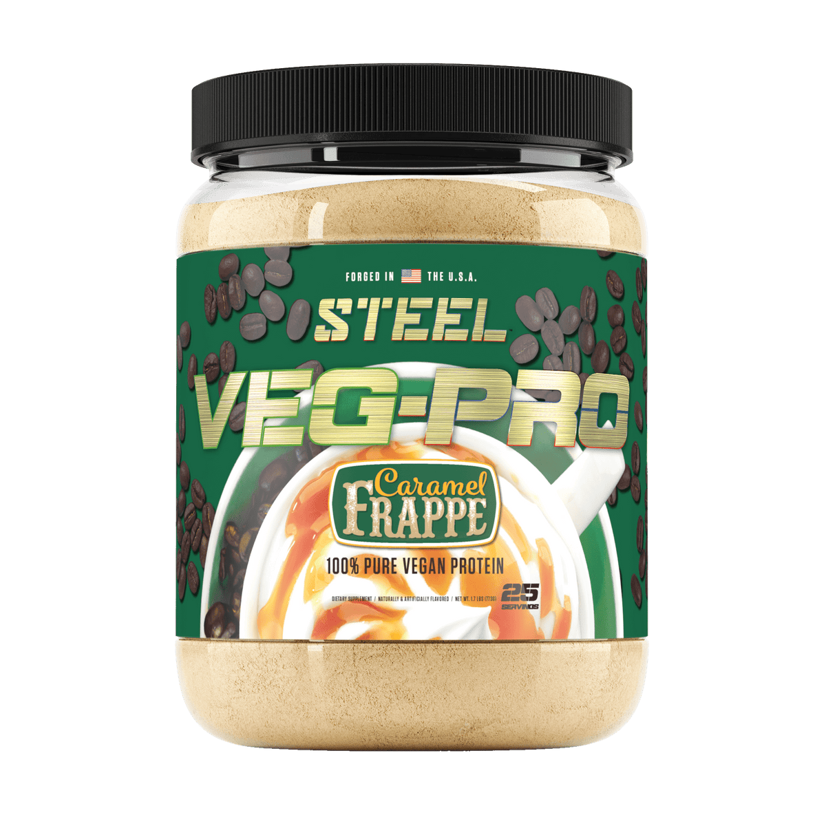 The Steel Supplements Supplement Caramel Frappe VEG-PRO