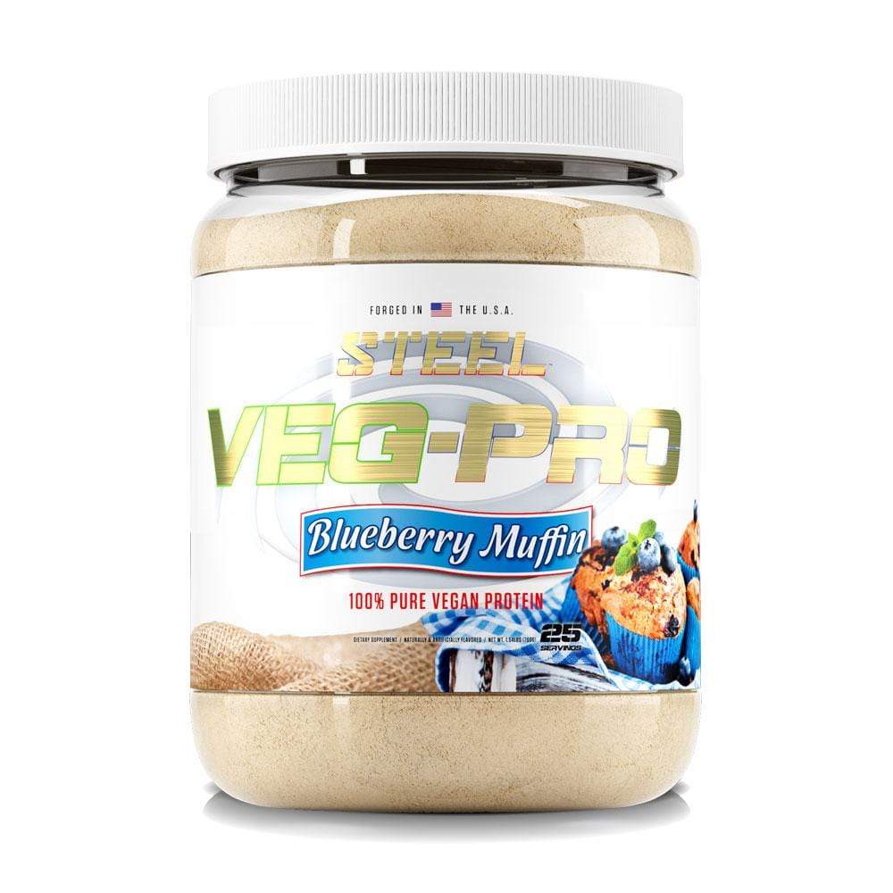 The Steel Supplements Supplement Blueberry Muffin VEG-PRO Promo