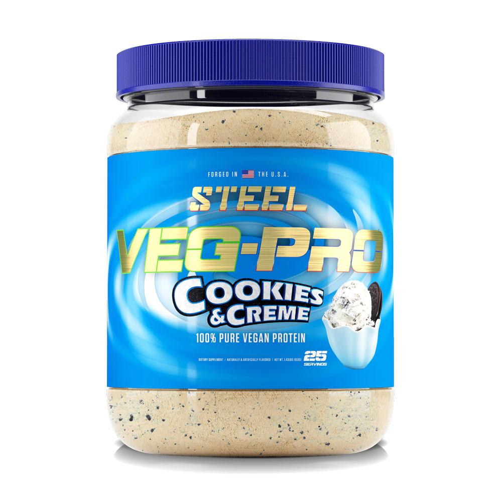 The Steel Supplements Supplement Cookies &amp; Creme VEG-PRO Promo