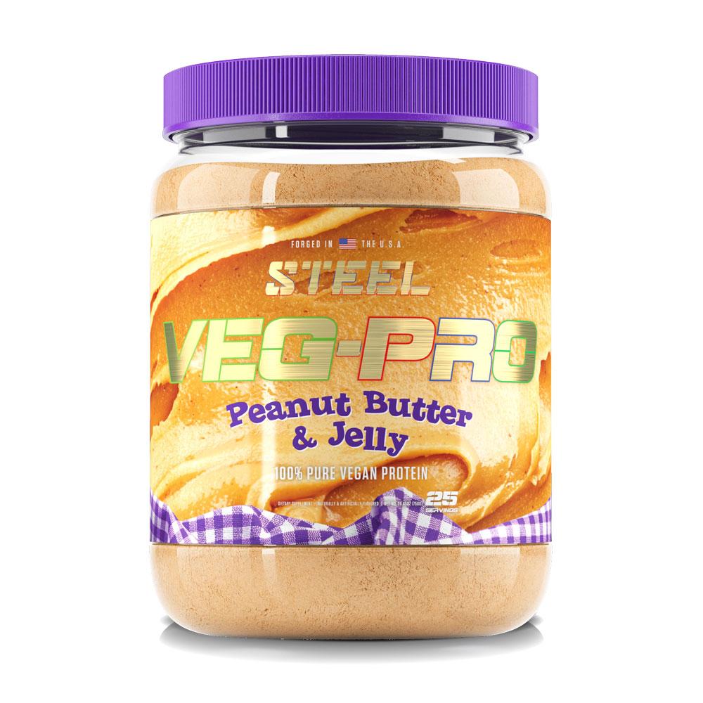 The Steel Supplements Supplement Peanut Butter &amp; Jelly VEG-PRO Promo