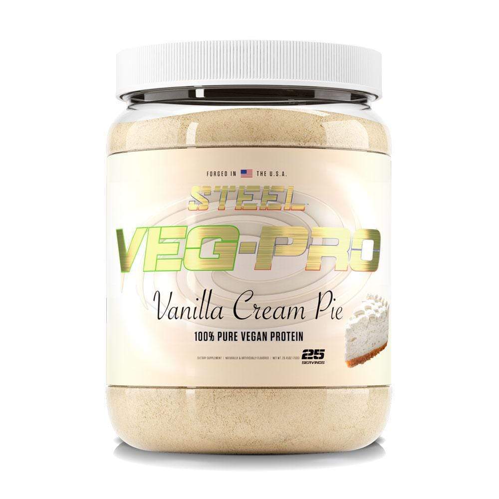 The Steel Supplements Supplement Vanilla Cream Pie VEG-PRO Promo