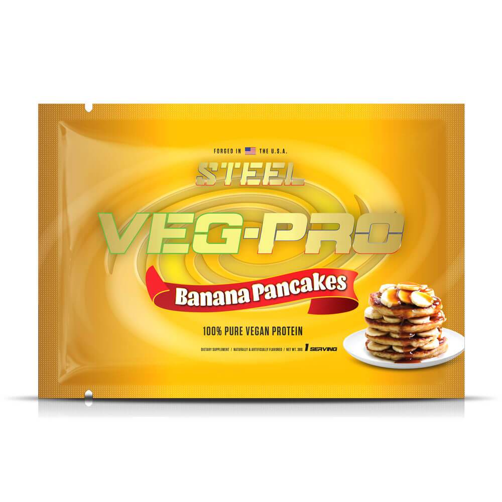 The Steel Supplements Sample Banana Pancakes / 1 Serving Veg-Pro...