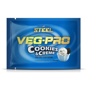 The Steel Supplements Sample Cookies & Creme / 1 Serving Veg-Pro Sample Packets