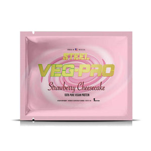 The Steel Supplements Sample Strawberry Cheesecake / 1 Serving Veg-Pro Sample Packets