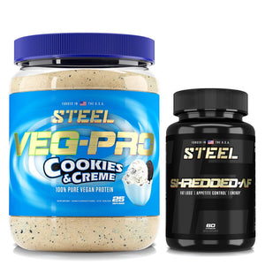 Steel Supplements Stack Cookies & Creme VEG SHREDDED