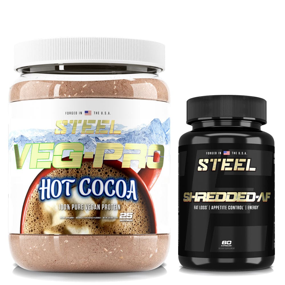 Steel Supplements Stack Hot Cocoa VEG SHREDDED