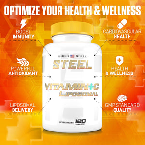 Steel Supplements Supplement VITAMIN+C Liposomal