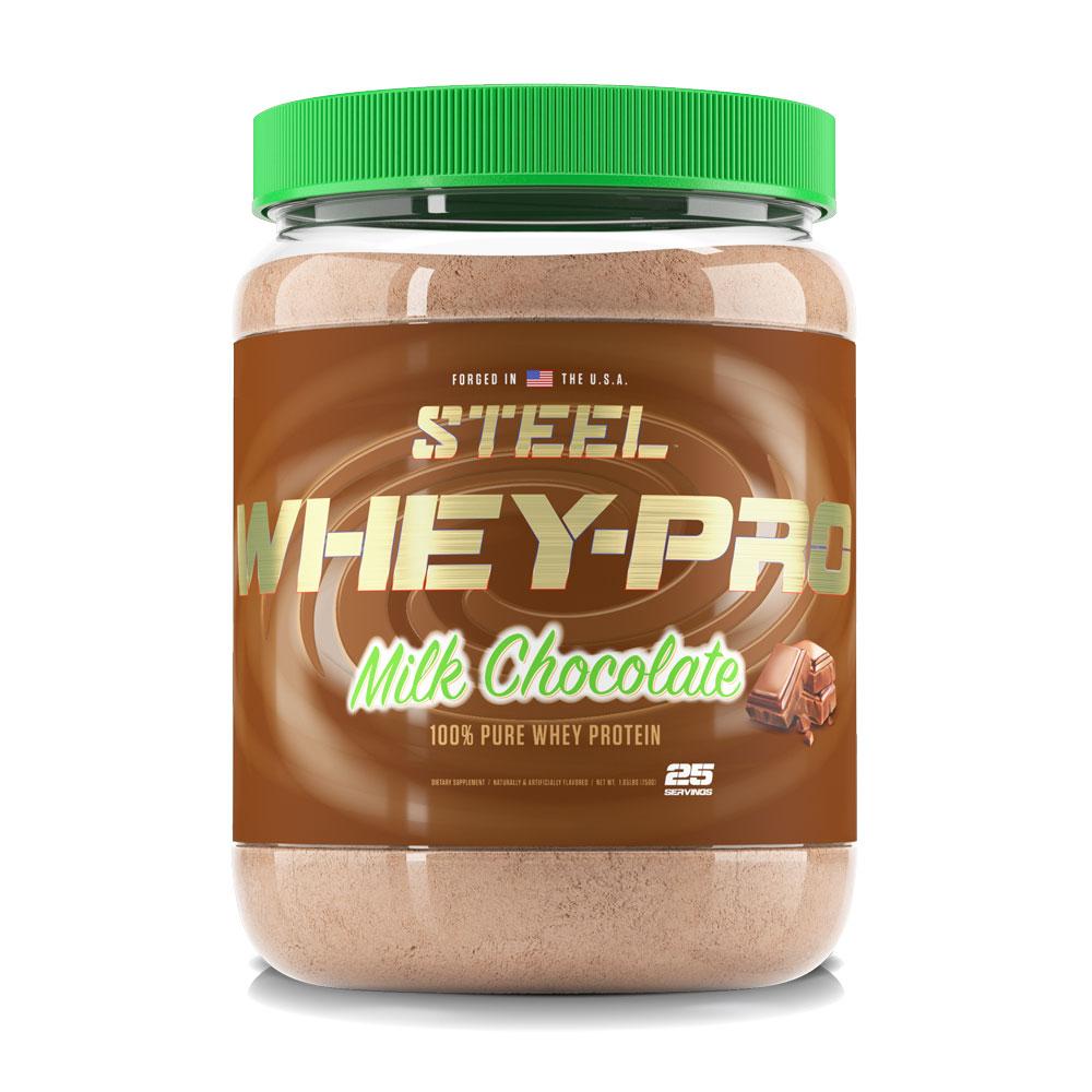 The Steel Supplements Supplement Milk Chocolate WHEY-PRO