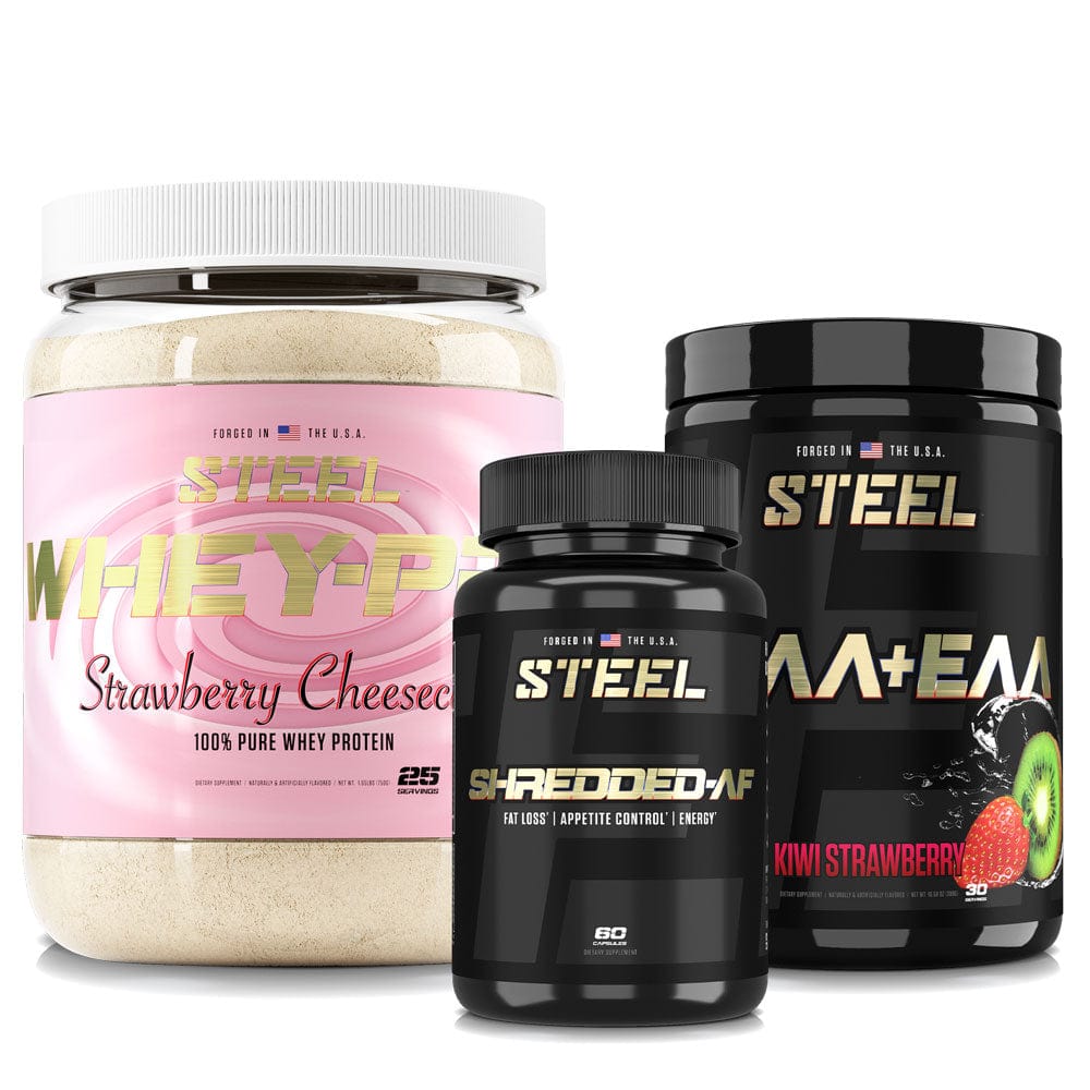 Steel Supplements Stack Whey PRO Shredded Stack