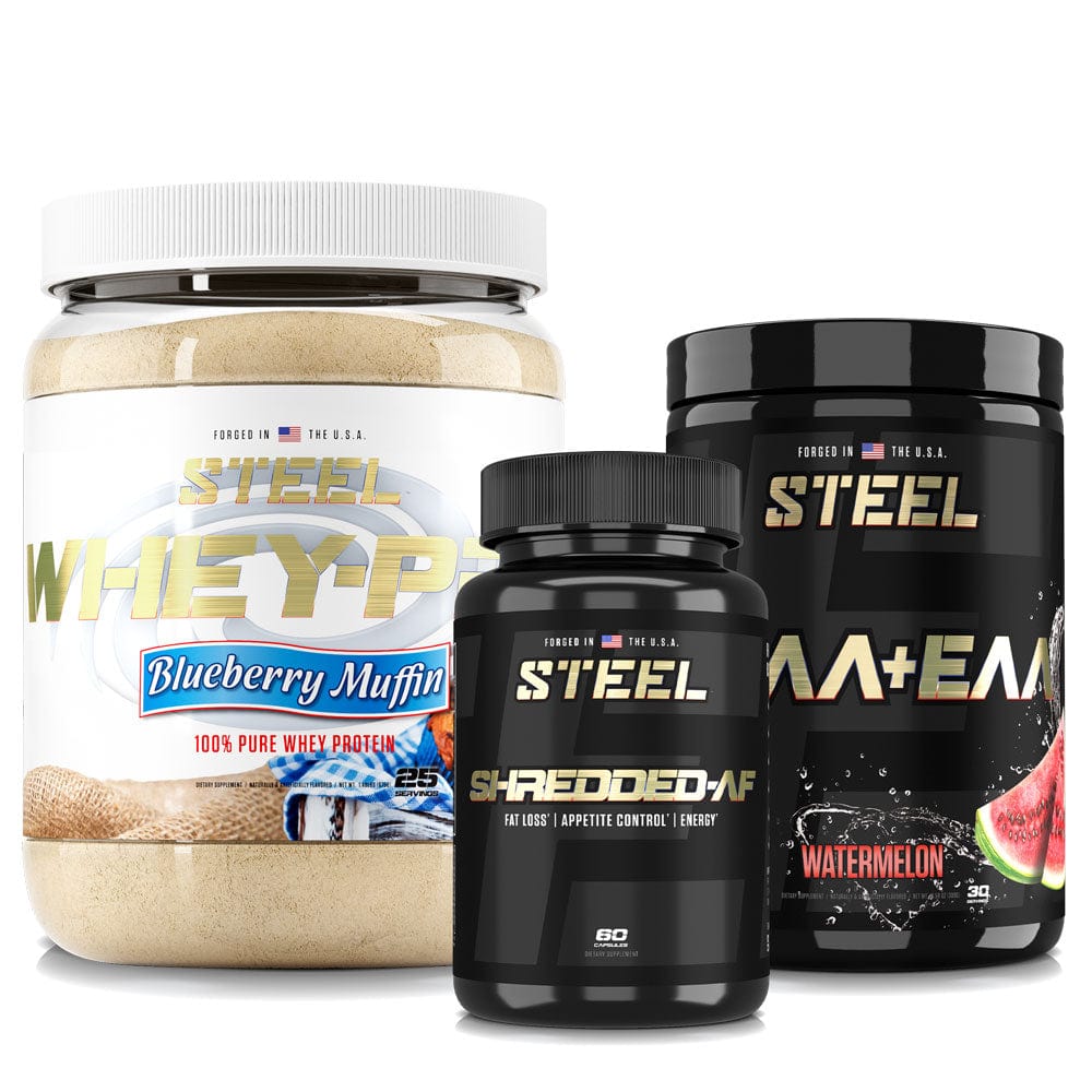 Steel Supplements Stack Whey PRO Shredded Stack